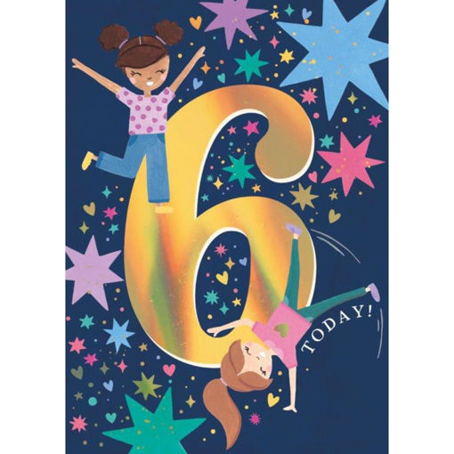 Picture of 6 TODAY BIRTHDAY CARD